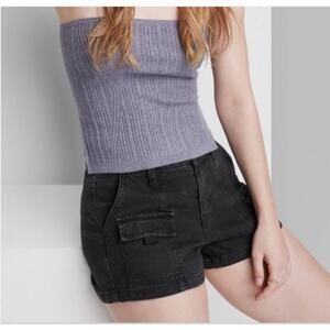 Wild Fable Mid Rise Utility Short in Black Wash - Size XS - Preowned